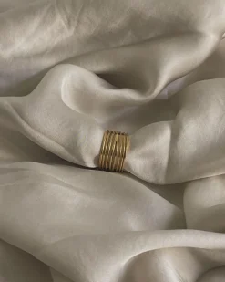 ADELINA ring, guldfarvet