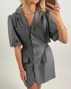 ADELINE kjole, grå