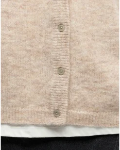 AGATE strik cardigan, beige