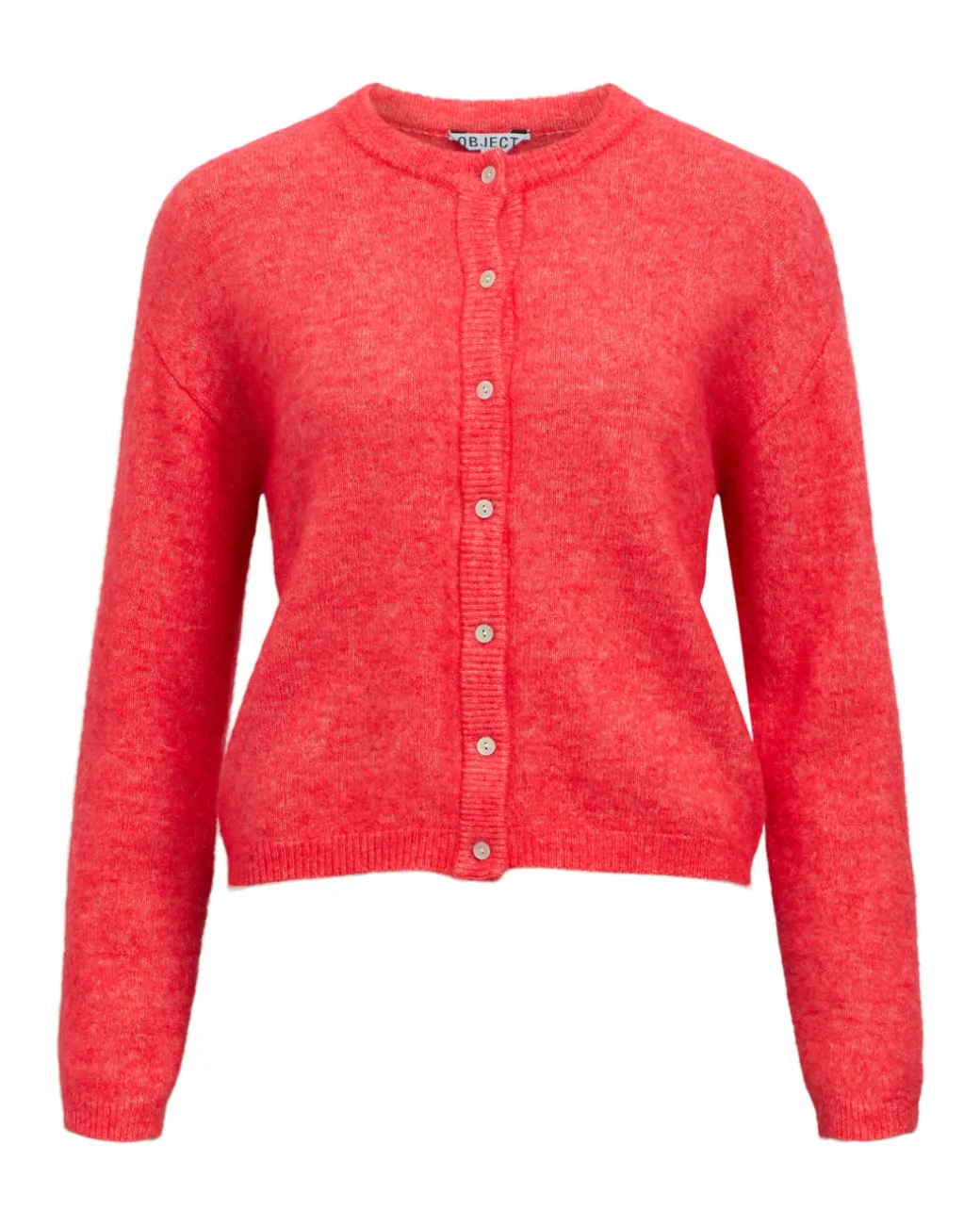 AGATE strik cardigan, coral