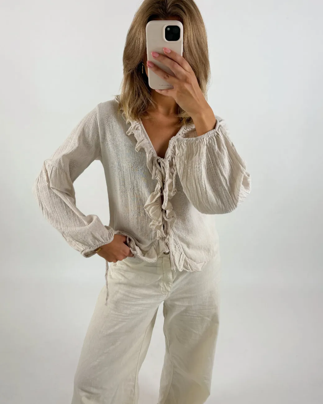 ALANI bluse, beige