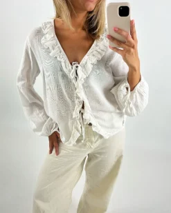 ALANI bluse, hvid