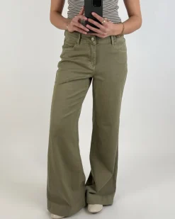 ALANNA wide leg jeans, grøn