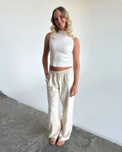 ALINA top, hvid