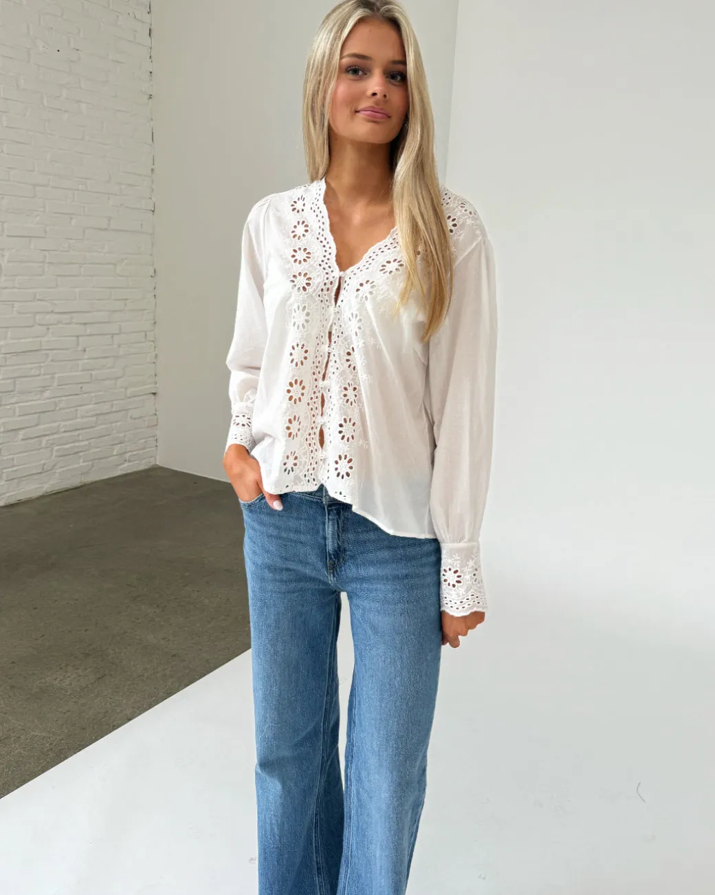 ALIZA bluse, hvid