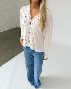 ALIZA bluse, hvid