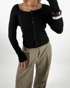 AMANI cardigan, sort