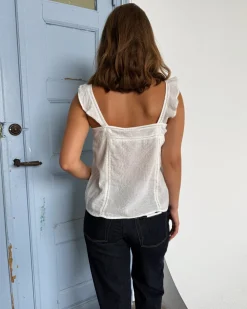 AMONA top, hvid