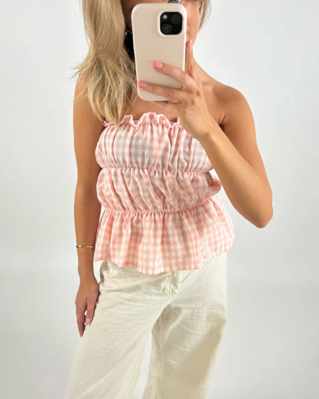ANNALISE top, lyserød