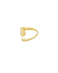 ARIEL ring, guldfarvet
