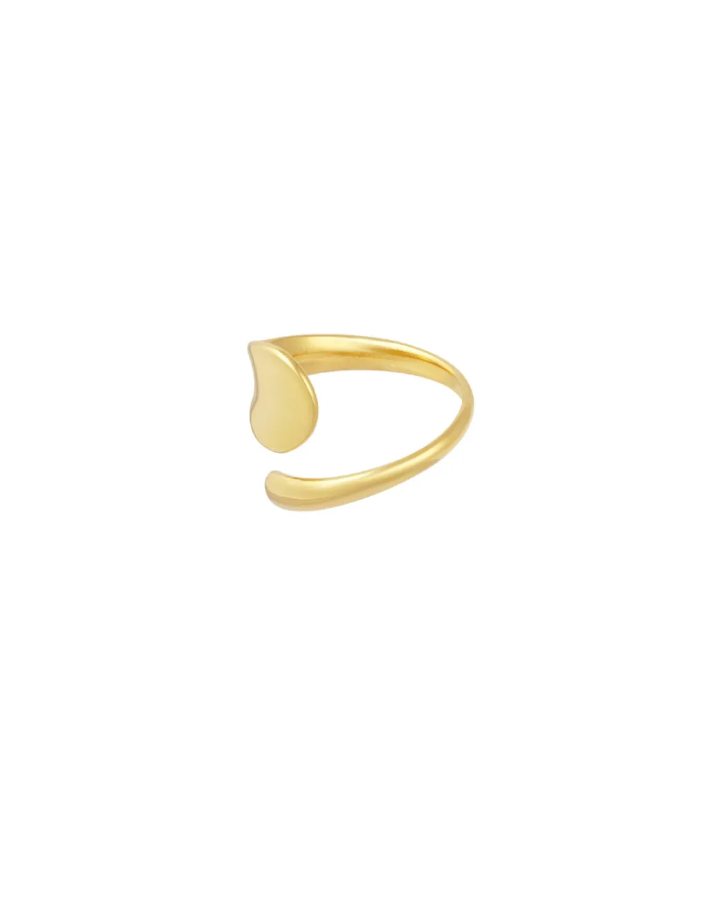 ARIEL ring, guldfarvet