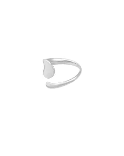 ARIEL ring, sølvfarvet