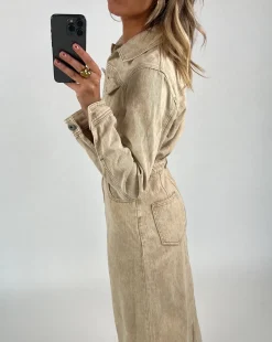 AYA kjole, beige