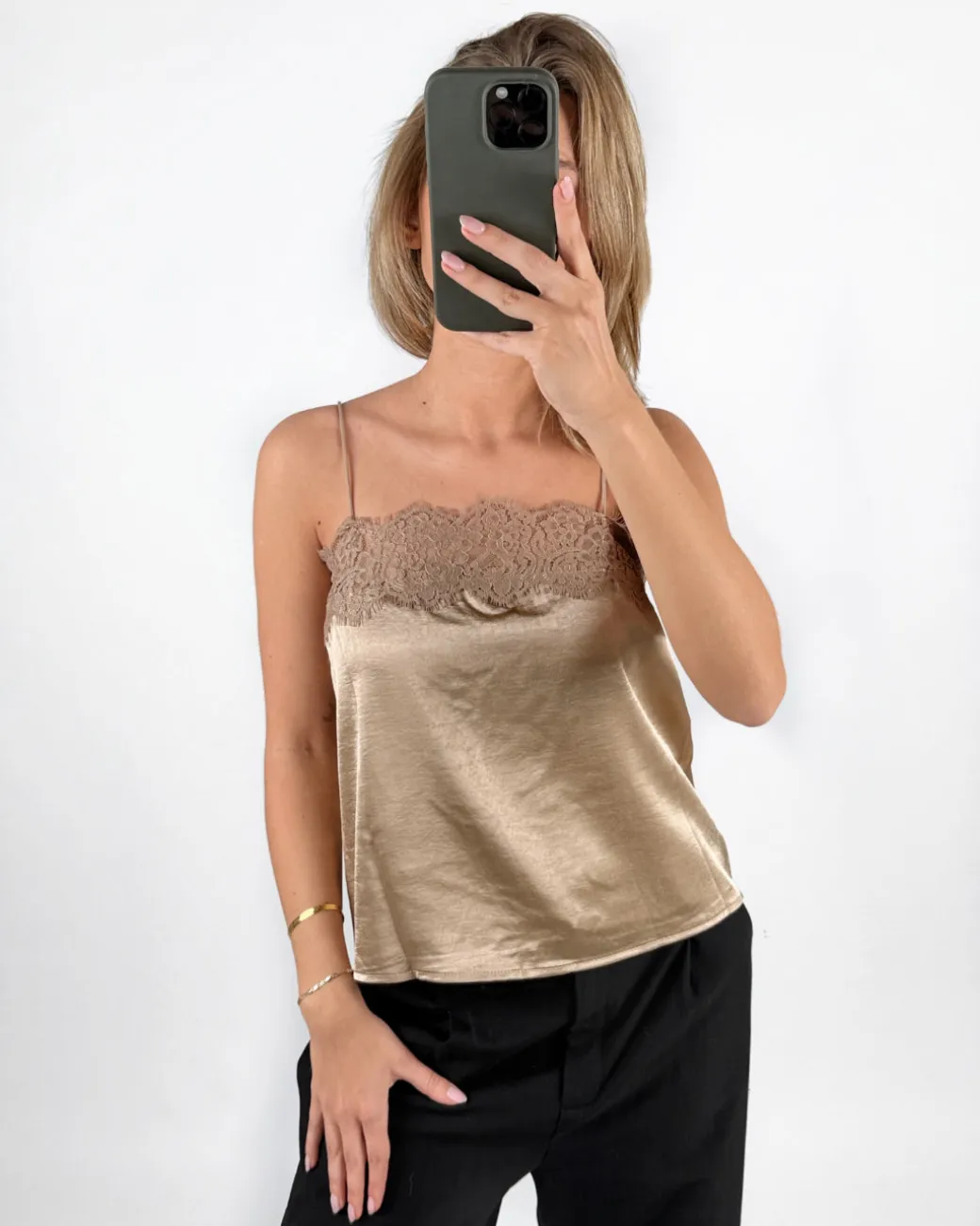 BAILEE top, beige
