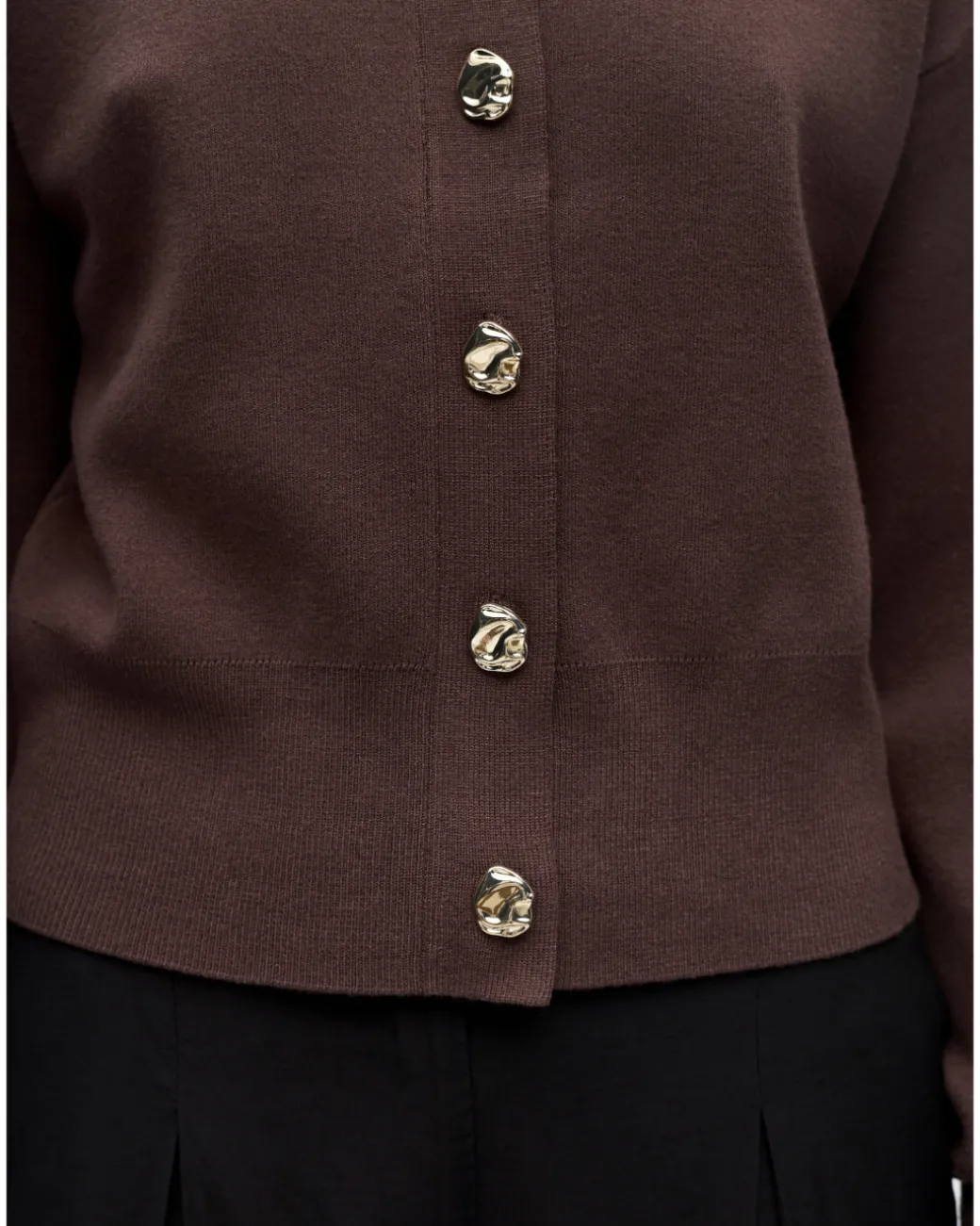 BALIA strik cardigan, brun