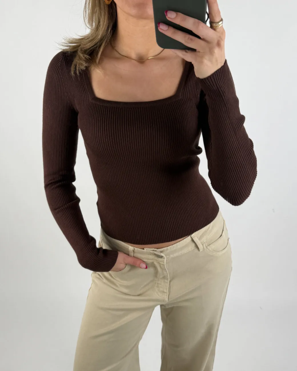 BERTHA bluse, brun