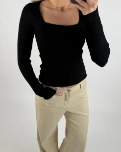 BERTHA bluse, sort