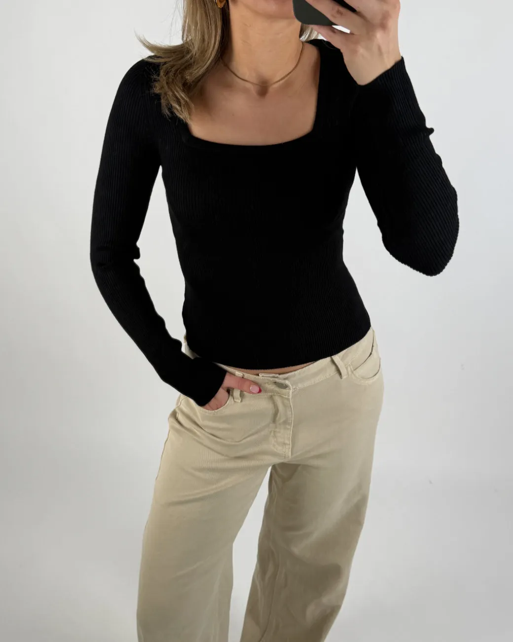 BERTHA bluse, sort