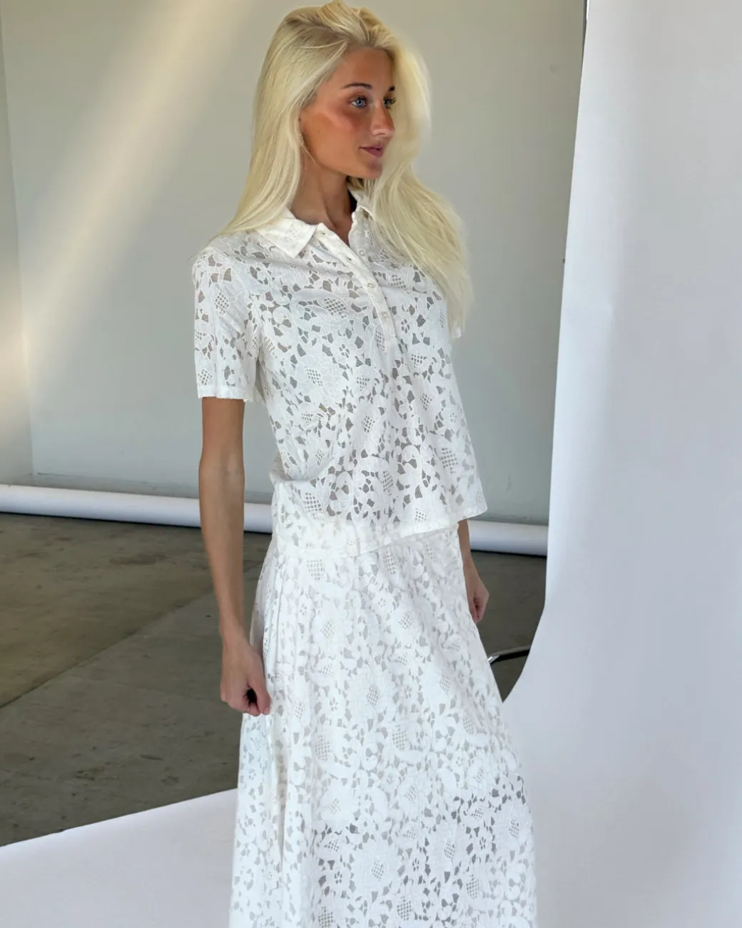 BIANCA bluse, hvid