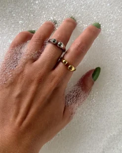 BONNIE ring, guldfarvet