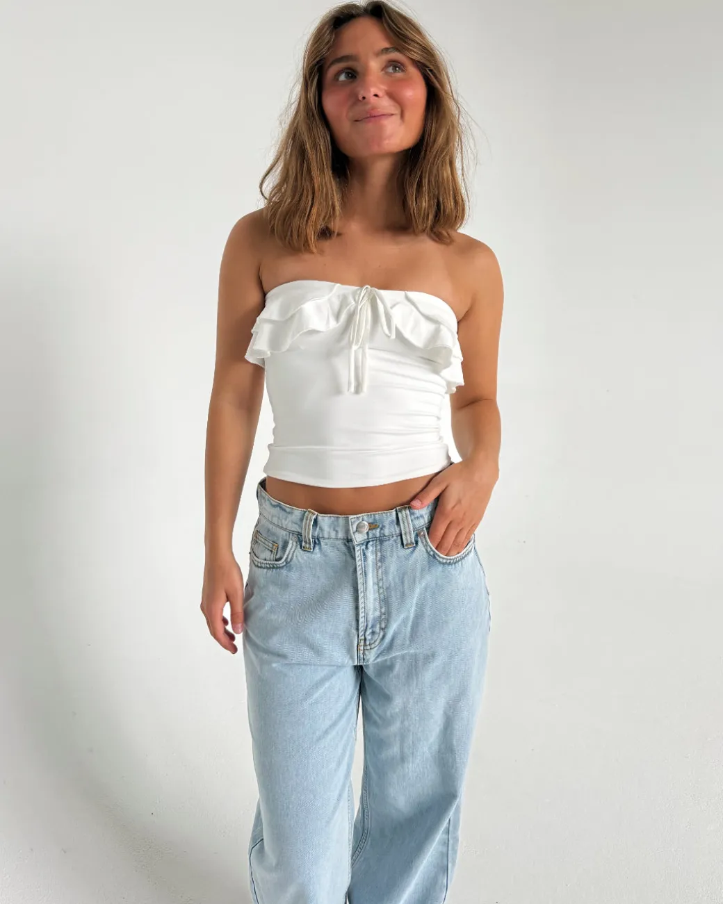BONNIE top, hvid
