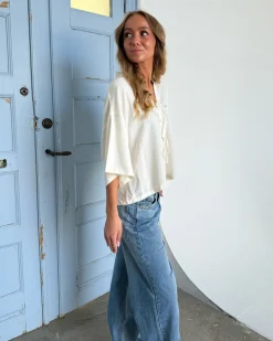 BREEZE bluse, hvid