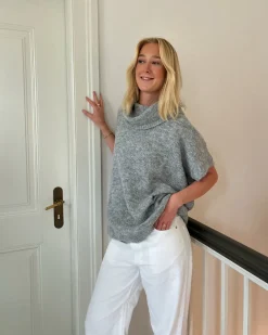 BRIANA strik, grå