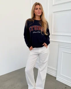 BROOK strik, navy