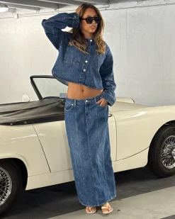 CANA denim jakke, blå