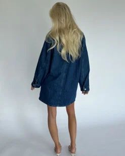 CANA denim kjole, blå