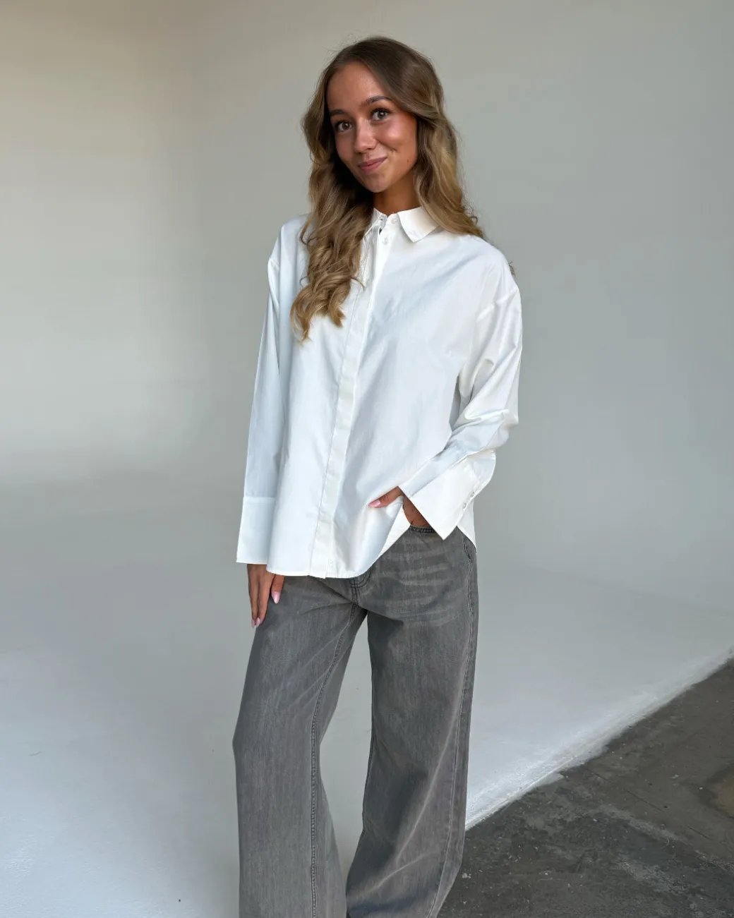 CARO skjorte, hvid