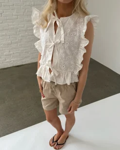 CILIE bluse, hvid