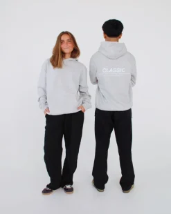CLASSIC hoodie, grå