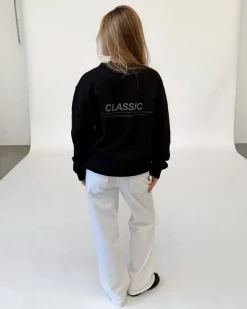 CLASSIC sweatshirt, sort/refleks