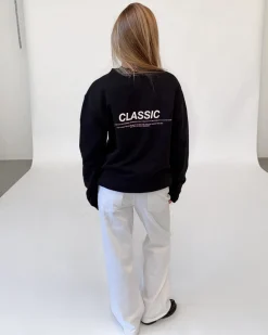 CLASSIC sweatshirt, sort/refleks