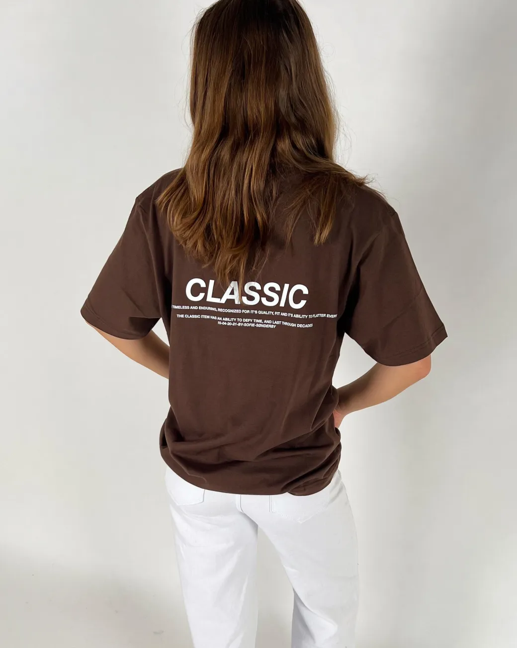 CLASSIC t-shirt, brun