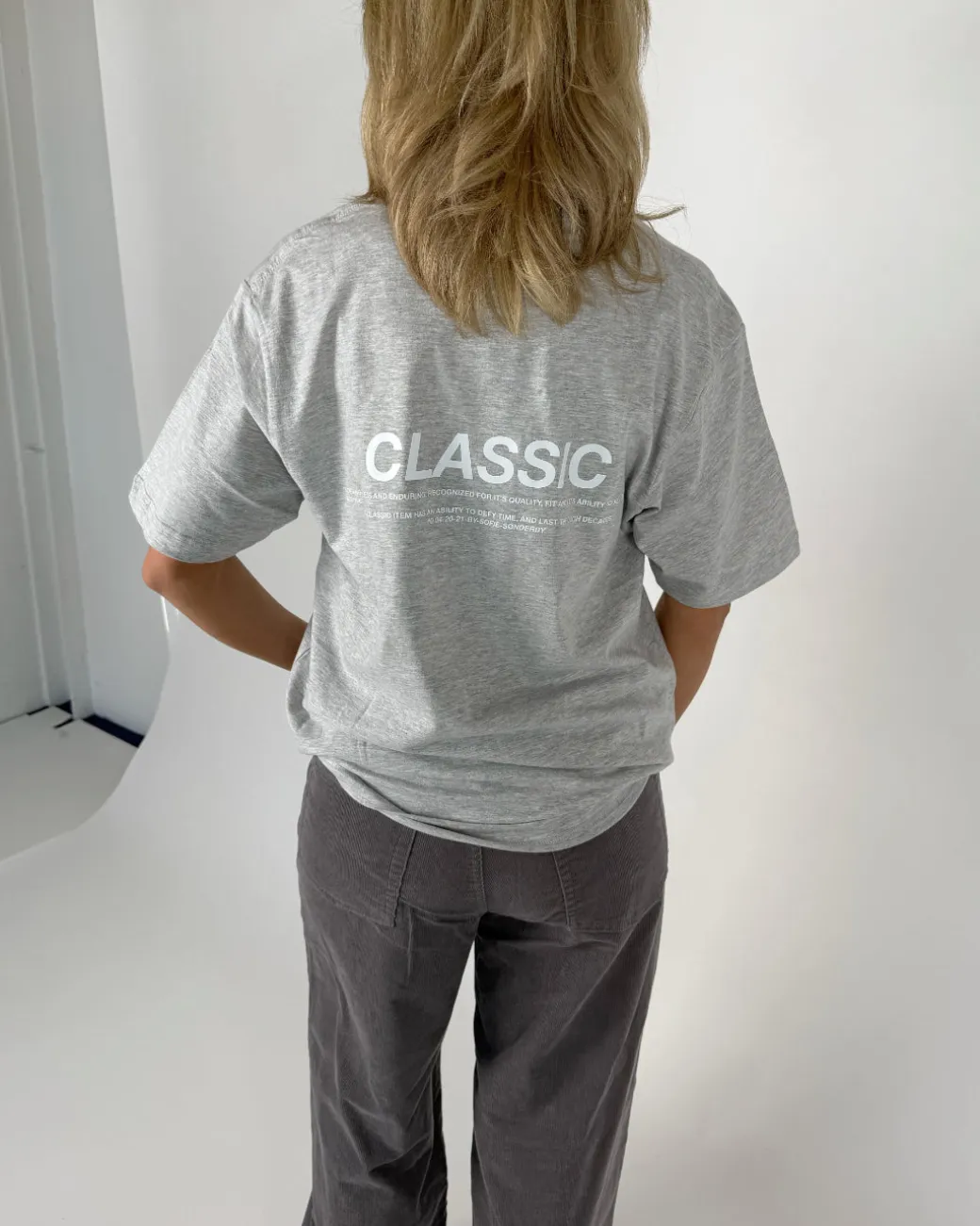 CLASSIC t-shirt, grå