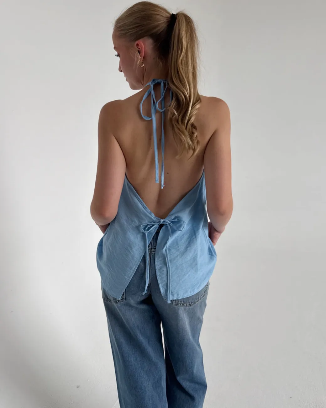 DAISY top, blå
