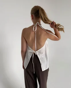 DAISY top, hvid