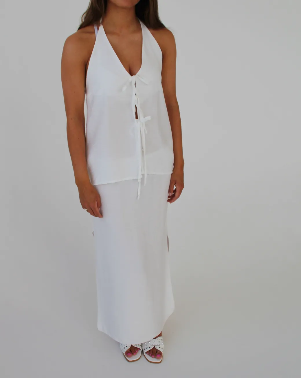 DAISY top, hvid