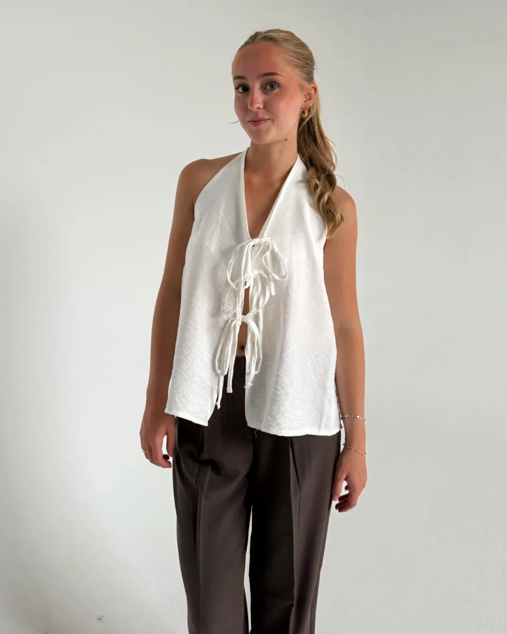 DAISY top, hvid