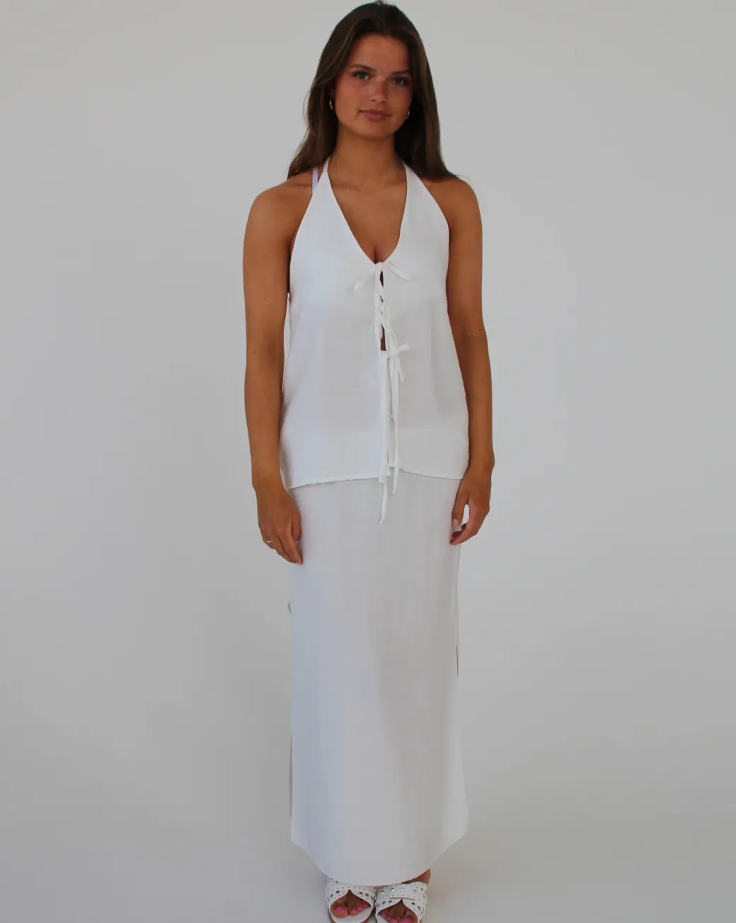 DAISY top, hvid