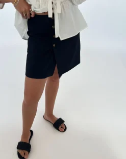 DEMI nederdel, navy