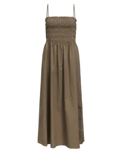 ELLY maxi kjole, brun