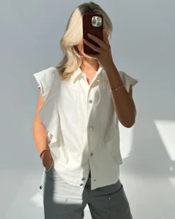 ELSE vest, hvid