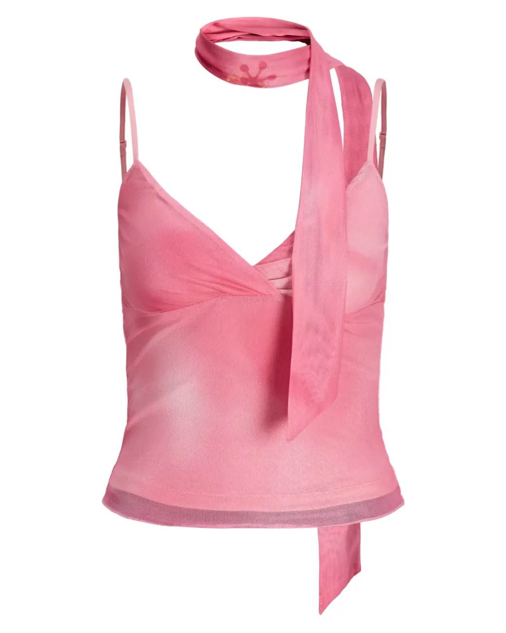 ELVIRA mesh top, lyserød