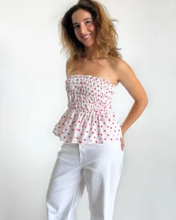 EMERIE top, hvid