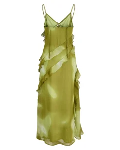 EMILIA maxi kjole, grøn
