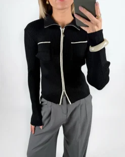 EMRYN bluse, sort