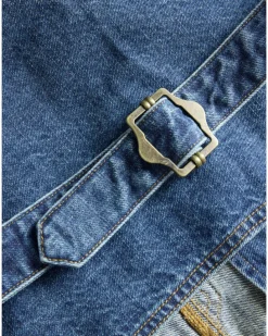 FAIZA denim top, blå
